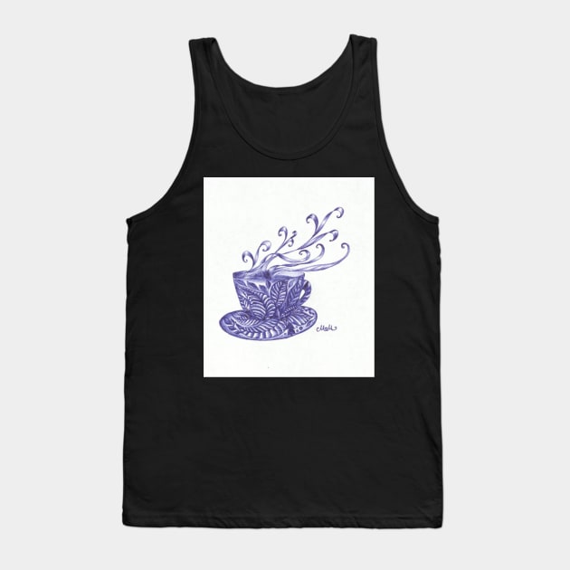 The Tea Leaves Tank Top by Mythiana